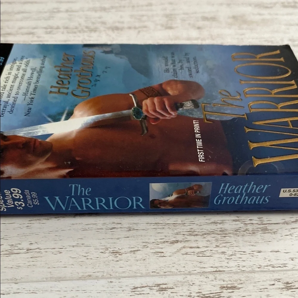The Warrior by Heather Grothaus Paperback 2006 Medieval Romance Book